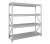 Стеллаж металлический Практик MS Pro 2500/1910x600/4 Стеллаж металлический Практик MS Pro 2500/1910x600/4
